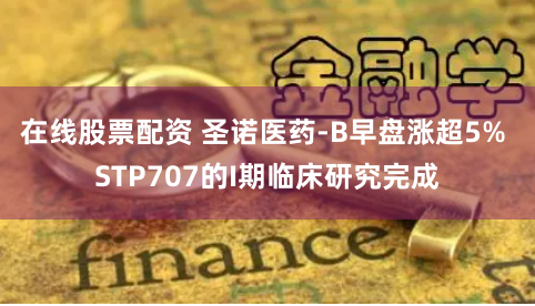 在线股票配资 圣诺医药-B早盘涨超5% STP707的I期临床研究完成