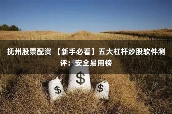 抚州股票配资 【新手必看】五大杠杆炒股软件测评：安全易用榜